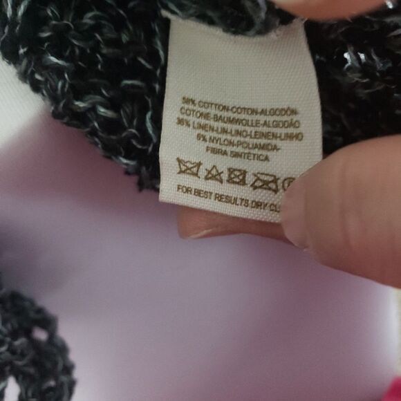 3/$25 Free People chunky knit crop top Large - Picture 7 of 7